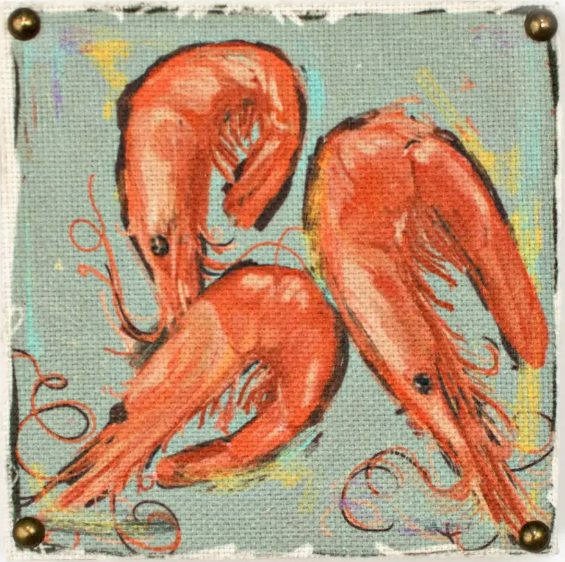 Art Block Shrimp 6x6